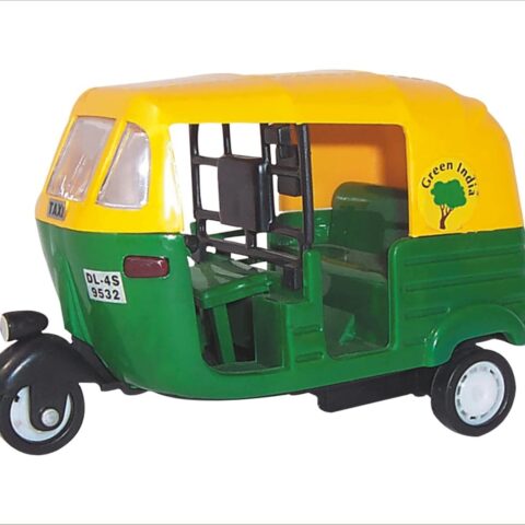 Centy Toys Plastic Pull Back Auto Rickshaw, Number Of Pieces: 1, Multicolour, 36 Months