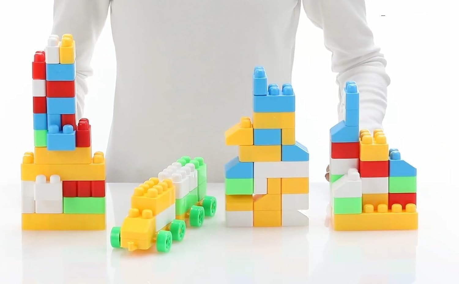 Gigtech 80 Pcs Big Mega Sized Blocks Toys Building and Construction Block Set 7 Gigtech 80 Pcs Big Mega Sized Blocks Toys Building and Construction Block Set for Children